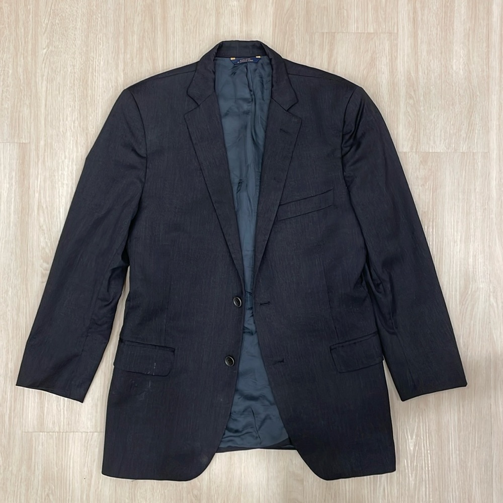 Brooks Brothers Charcoal Fitzgerald Suit Jacket - 041